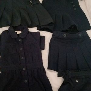 Girls size 5T school uniforms